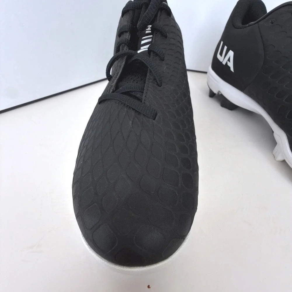 Under Armour Leadoff Low RM Youth Baseball Cleats Black White 3026607001 Size 5Y